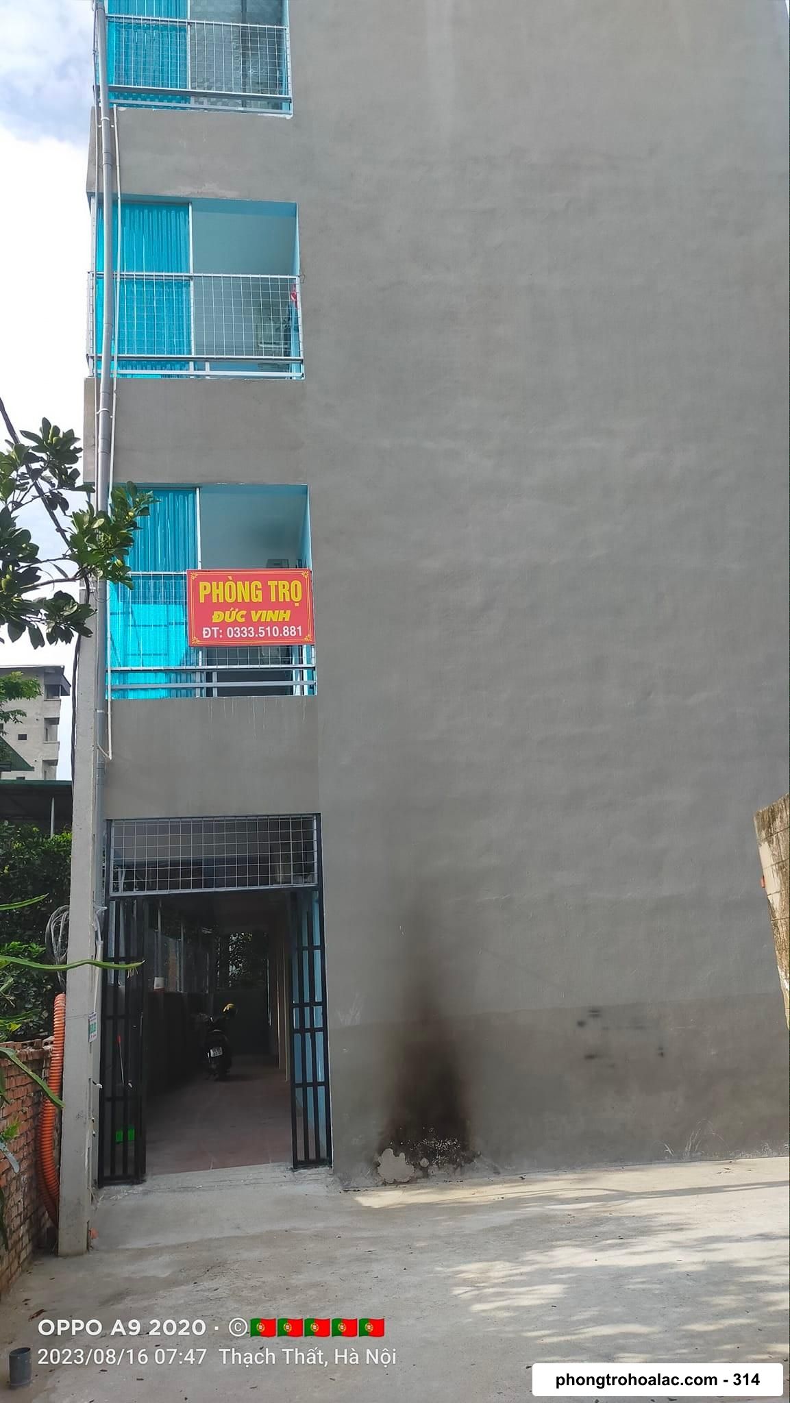 Phòng trọ sinh viên FPT Hòa Lạc | Cách Dưới 3km | Nhà Trọ Đức Vinh - Tân Xã